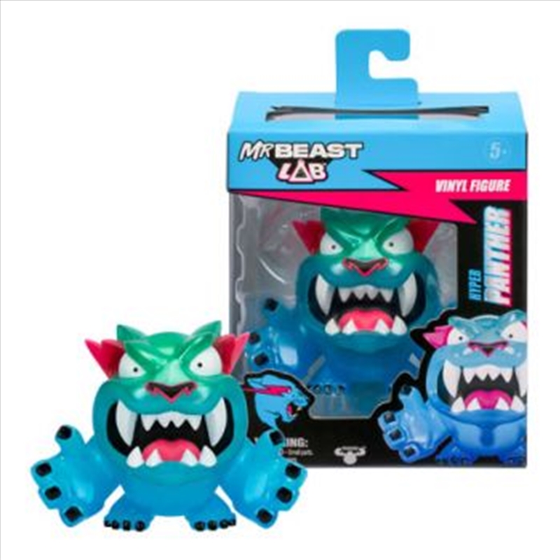 Mr Beast Lab Vinyl Figure Pack - Camo Panther/Product Detail/Toys