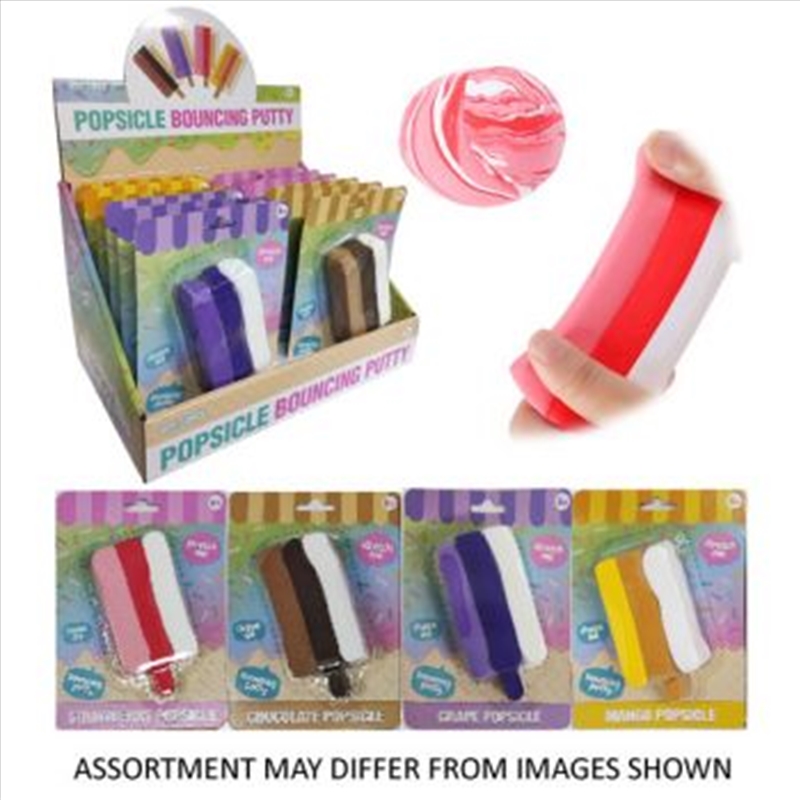 Popsicle Bouncing Putty assorted (SENT AT RANDOM)/Product Detail/Toys