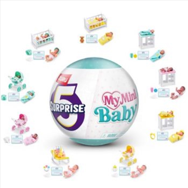 ZURU 5 Surprise My Mini Baby Series 1 (SENT AT RANDOM)/Product Detail/Toys