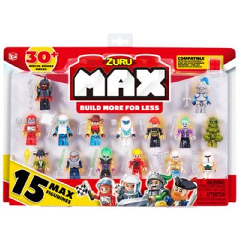 Zuru MAX Build Construction 15 Figurine Pack/Product Detail/Toys