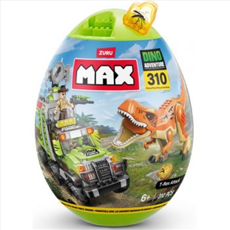 ZURU MAX Build Dino Escape Egg Capsule 310 Bricks/Product Detail/Toys