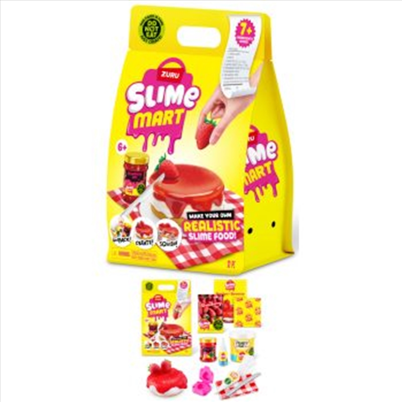 ZURU Slime Mart - Small Shopping Bag Series 1 - Strawberry Cheese Cake/Product Detail/Toys