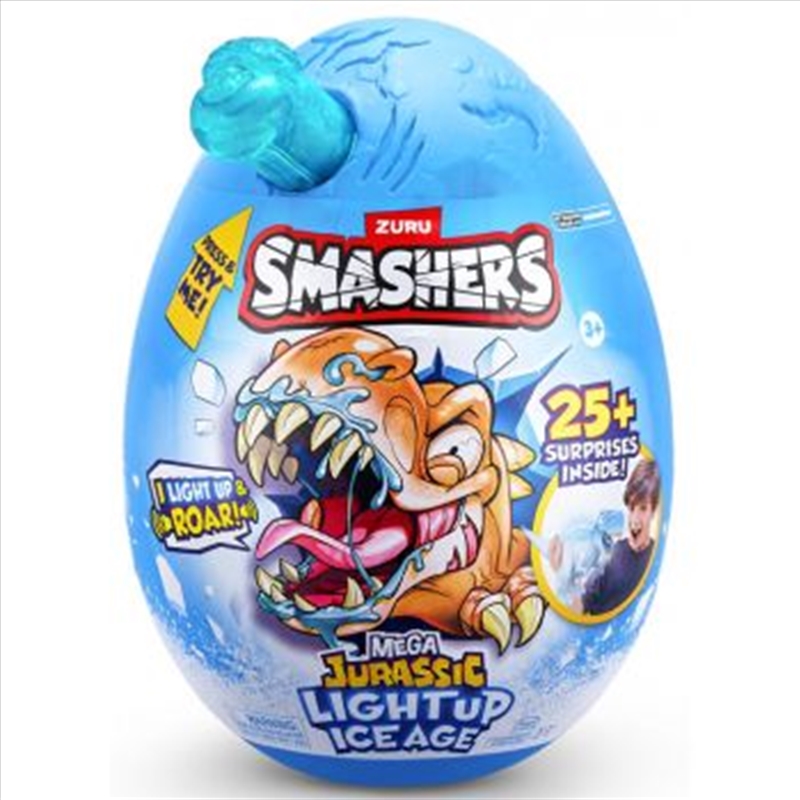 Zuru Smashers Dino Ice Age Light-Up Mega Egg/Product Detail/Toys