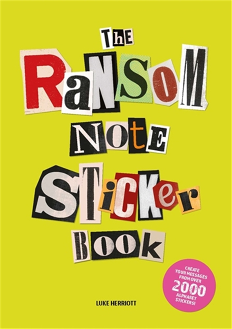 The Ransom Note Sticker Book/Product Detail/Stationery