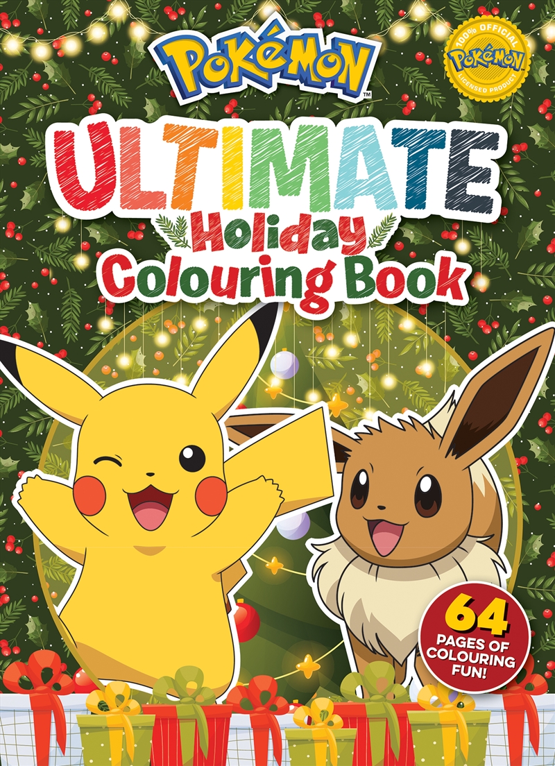 Pokemon: Ultimate Holiday Colouring Book/Product Detail/Kids Colouring