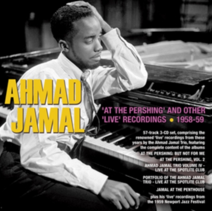 At The Pershing And Other Live Recordings 1958-1959/Product Detail/Jazz