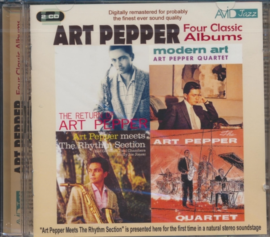 Four Classic Albums - The Return Of Art Pepper / Modern Art / Art Pepper Meets The Rhythm Section //Product Detail/Jazz