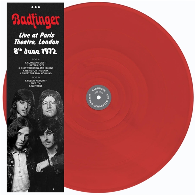 Live At Paris Theatre. London 8Th June 1972 - Red Vinyl/Product Detail/Rock/Pop