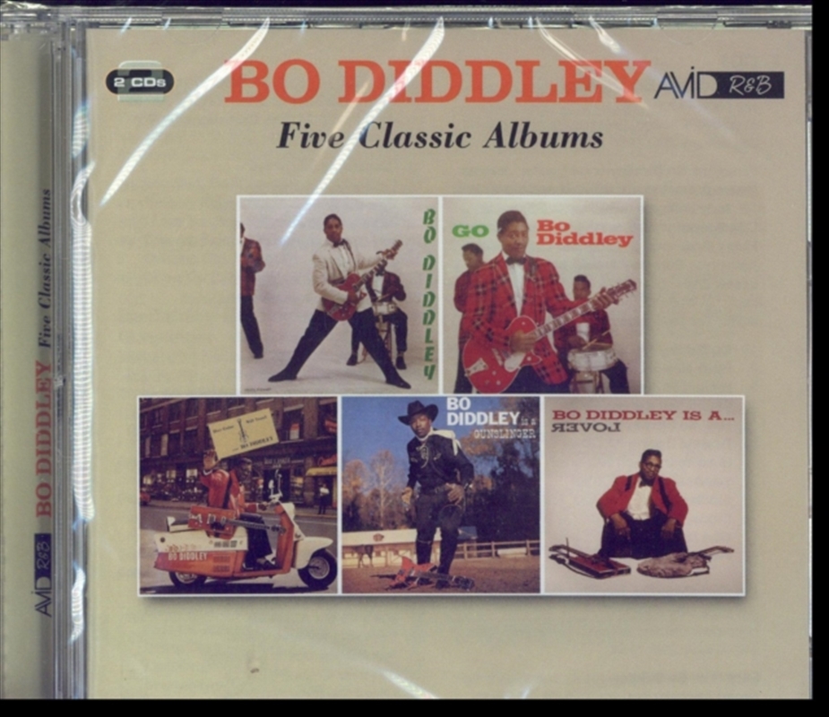 Five Classic Albums - Bo Diddley / Go Bo Diddley / Have Guitar Will Travel / Bo Diddley Is A Gunslin/Product Detail/R&B