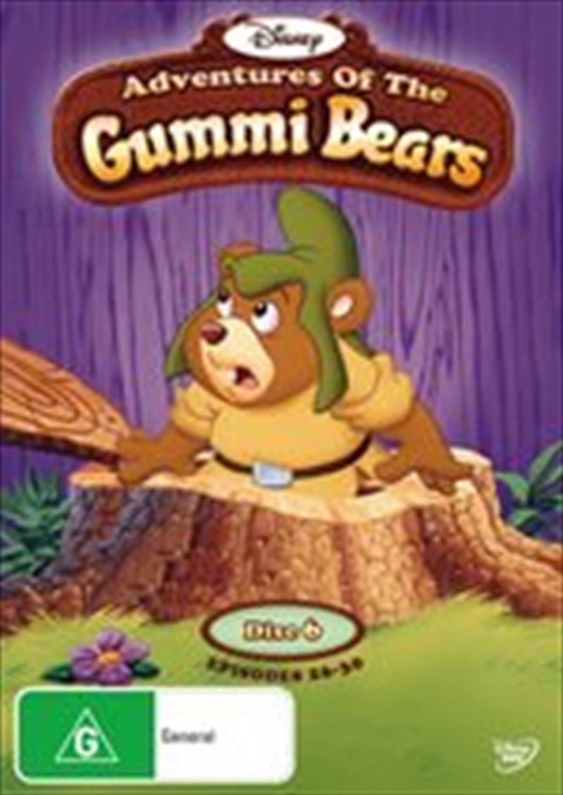 Adventures Of Gummi Bears Disc 6 Animated DVD Sanity.
