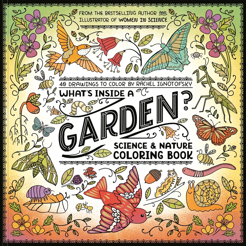 What's Inside a Garden?: Science and Nature Coloring Book/Product Detail/Adults Activity Books