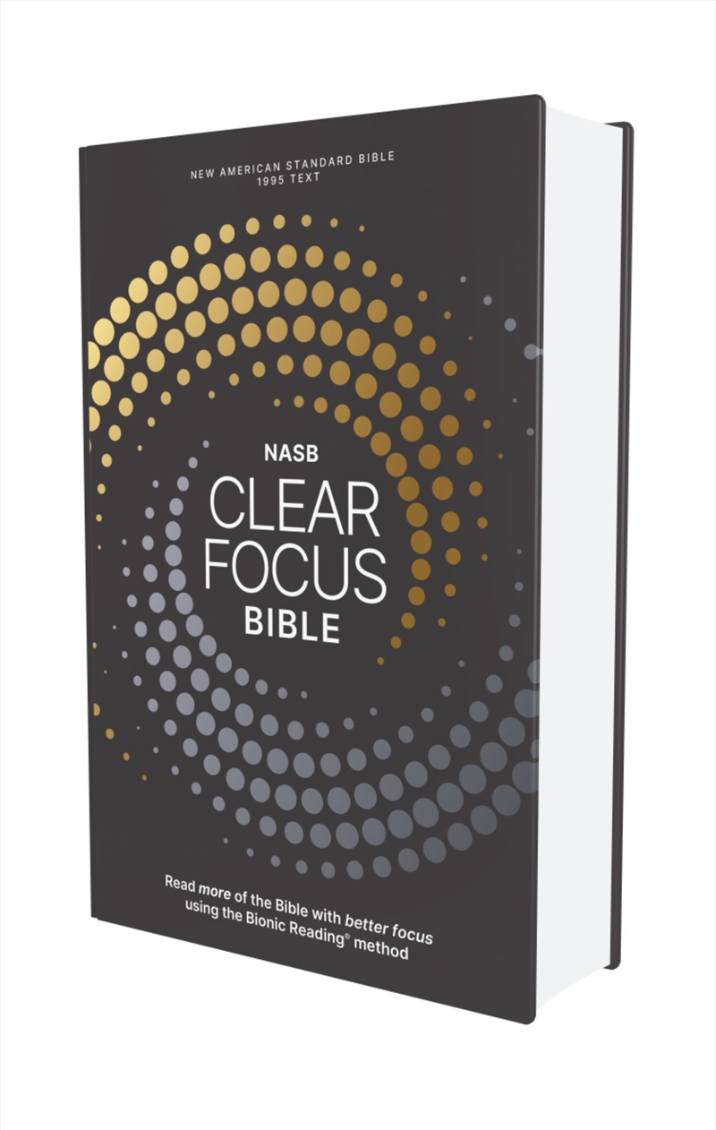 NASB, Clear Focus Bible, Charcoal/Gold/Product Detail/Religion & Beliefs