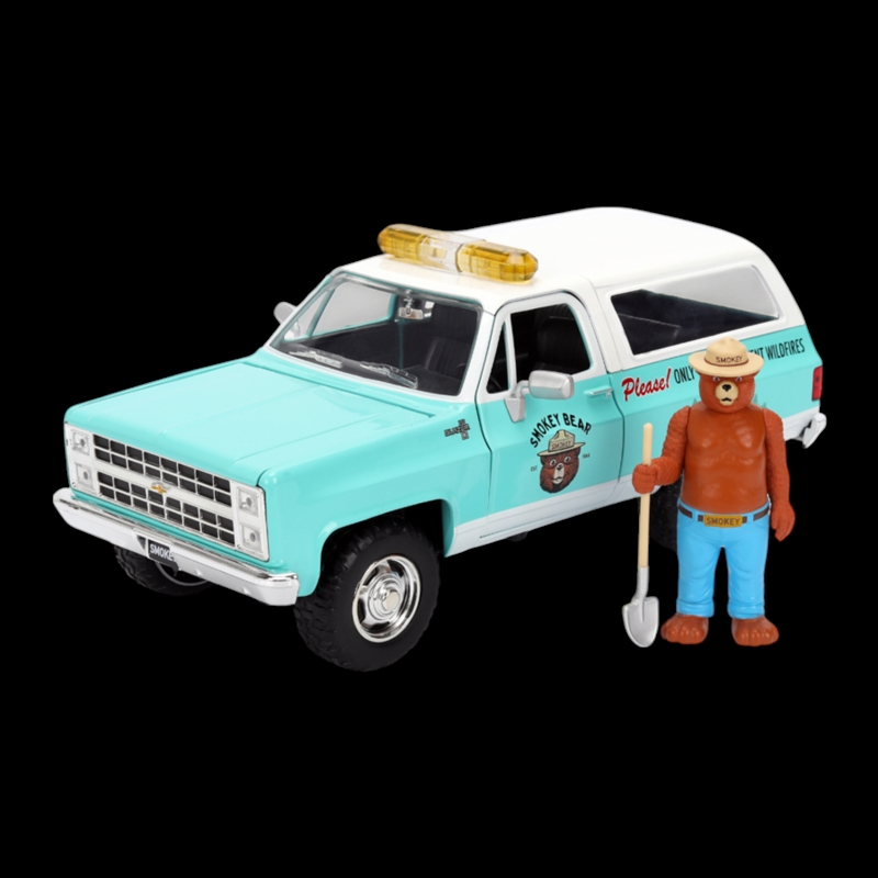 Smokey Bear - 1980 Chevrolet Blazer 1:24 Scale Diecast Vehicle (with Figure)/Product Detail/Figurines
