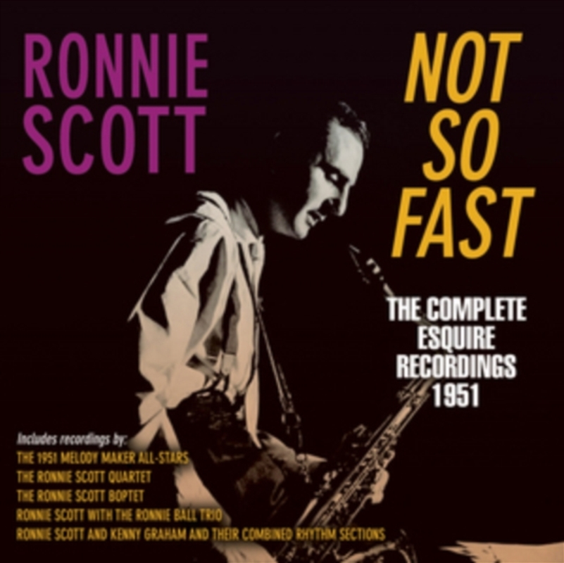 Not So Fast - The Complete Esq/Product Detail/Jazz