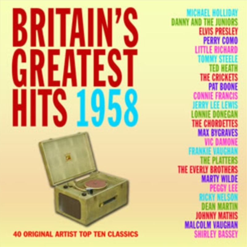 Britains Greatest Hits 1958/Product Detail/Rock/Pop