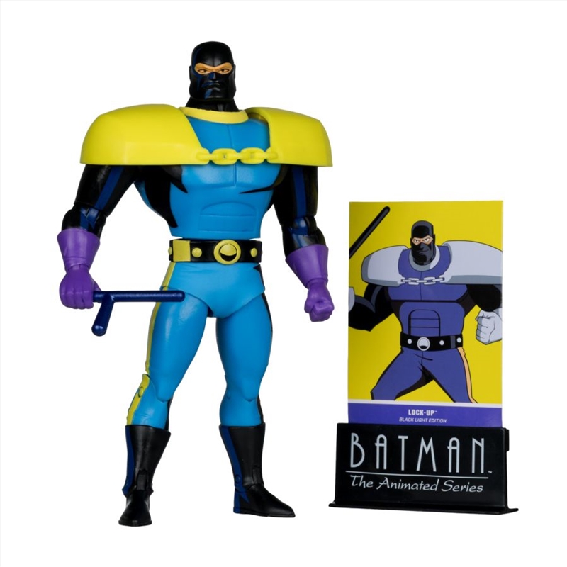 DC Comics - Lock-Up (Batman Animated Series) Black Light Gold Label Figure/Product Detail/Figurines