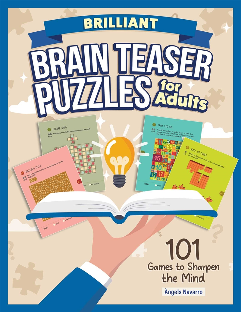 Brilliant Brain Teaser Puzzles For Adults/Product Detail/Adults Activity Books