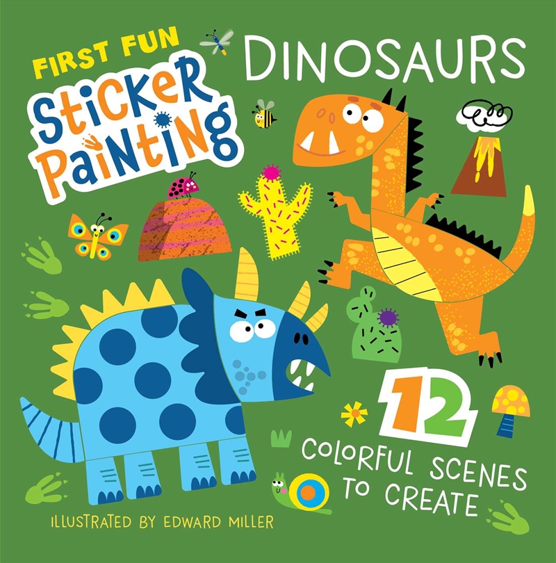 First Fun Sticker Painting: Dinosaurs/Product Detail/Kids Activity Books