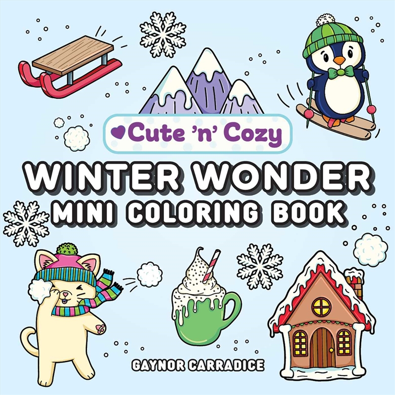 Winter Wonder Mini Coloring Book/Product Detail/Adults Colouring