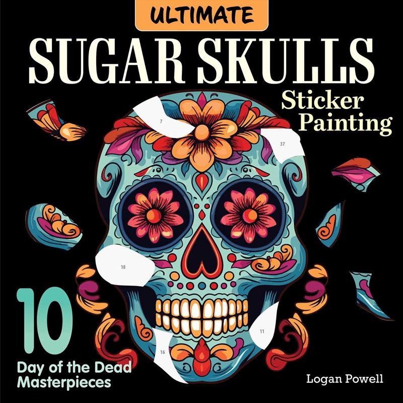 Ultimate Sugar Skulls Sticker Painting/Product Detail/Kids Activity Books