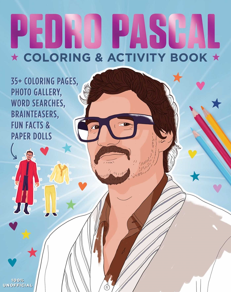 Pedro Pascal Coloring & Activity Book/Product Detail/Adults Colouring