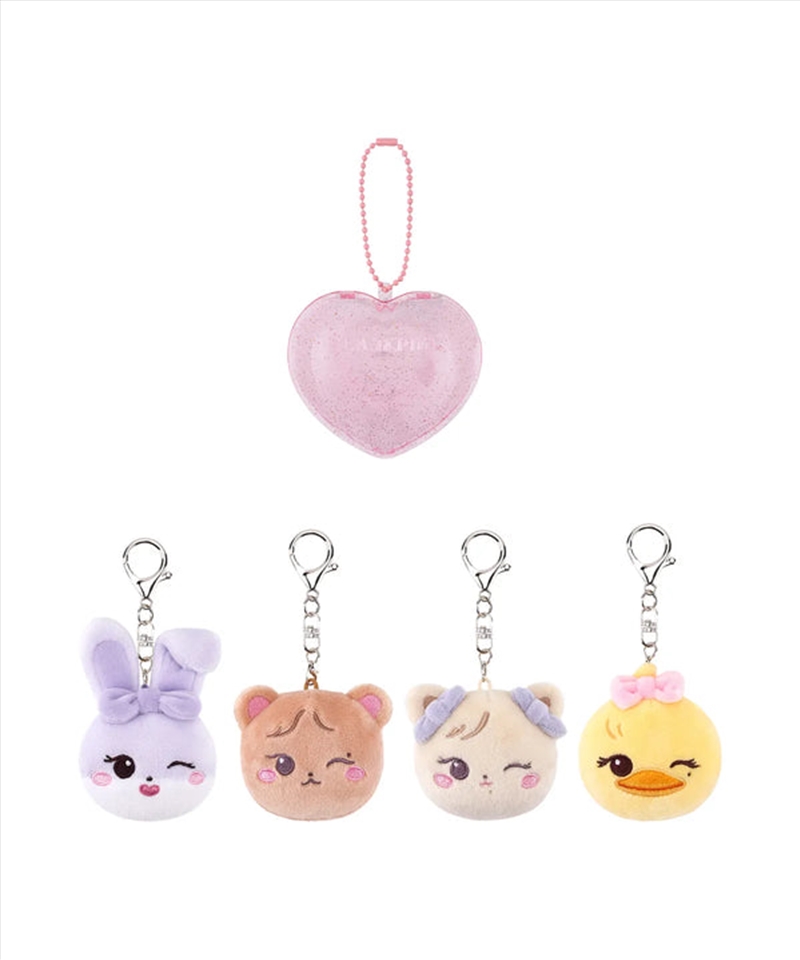 Blackpink - Deadline World Tour In Seoul Official Md Character Plush Face Keyring + Case - Rosie/Product Detail/KPOP Merch