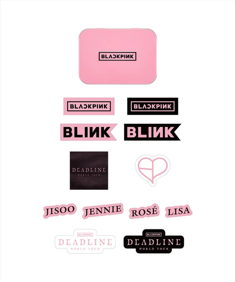 Blackpink - Deadline World Tour In Seoul Official Md Tin Case + Sticker Set/Product Detail/KPOP Merch