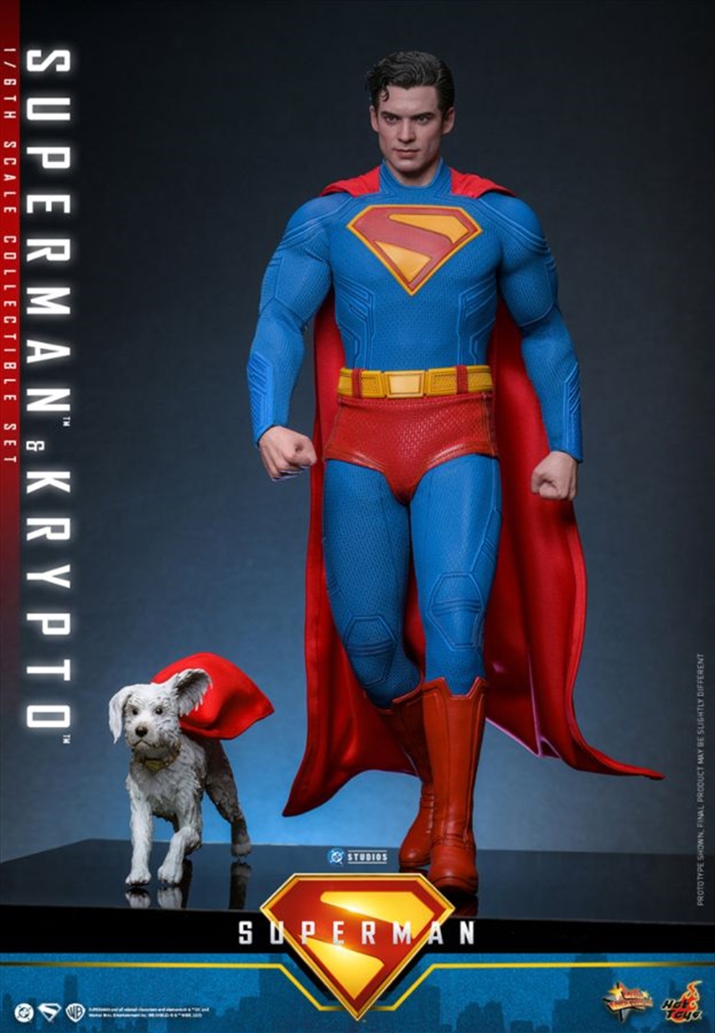 Superman (2025) - Superman & Krypto 1:6 Scale Collectable Action Figure Set/Product Detail/Figurines