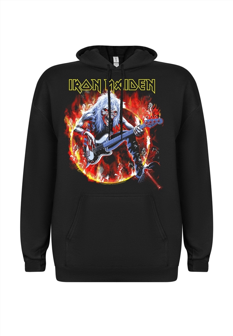 Iron Maiden - Eddie Live Flames - Black - Small/Product Detail/Outerwear