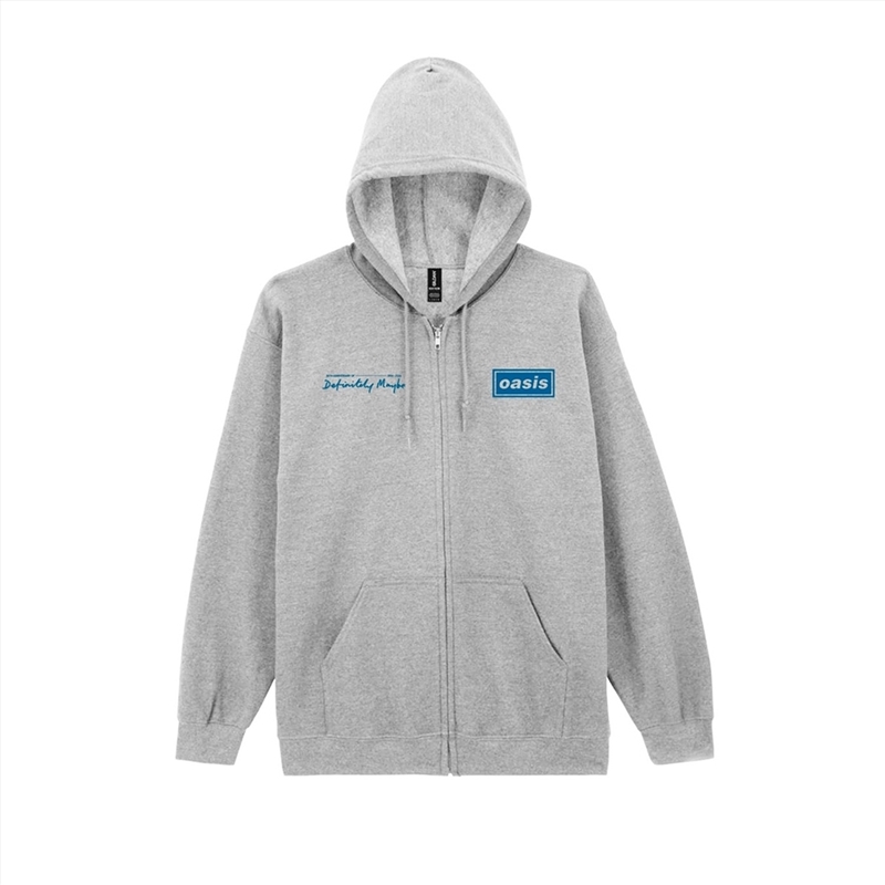 Oasis - Definitely Maybe Tracklistning - Grey - Small/Product Detail/Outerwear