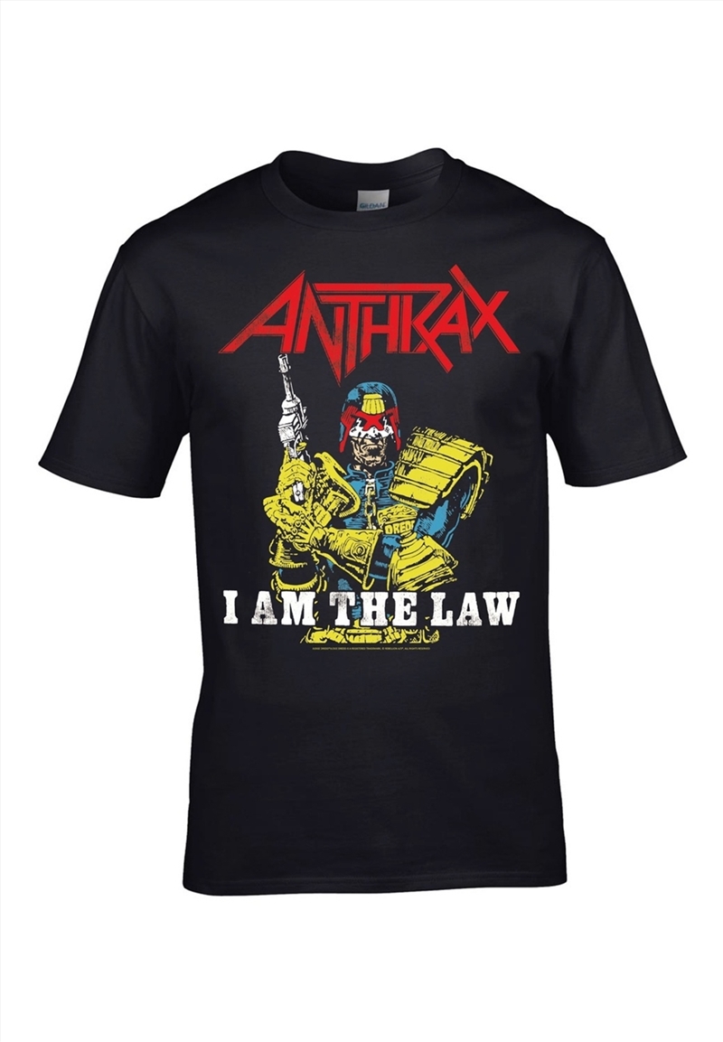 Anthrax - I Am The Law - Black - XXL/Product Detail/Shirts