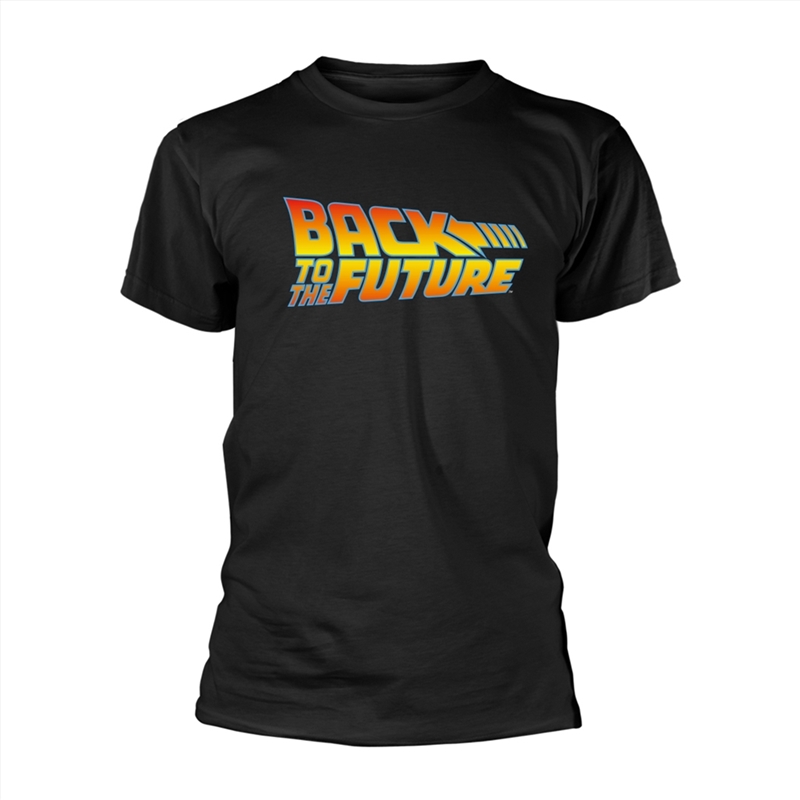 Back To The Future - Logo One - Black - Small/Product Detail/Shirts
