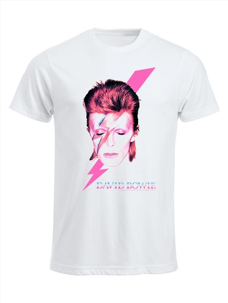 David Bowie - Aladdin Sane - White - XXL/Product Detail/Shirts