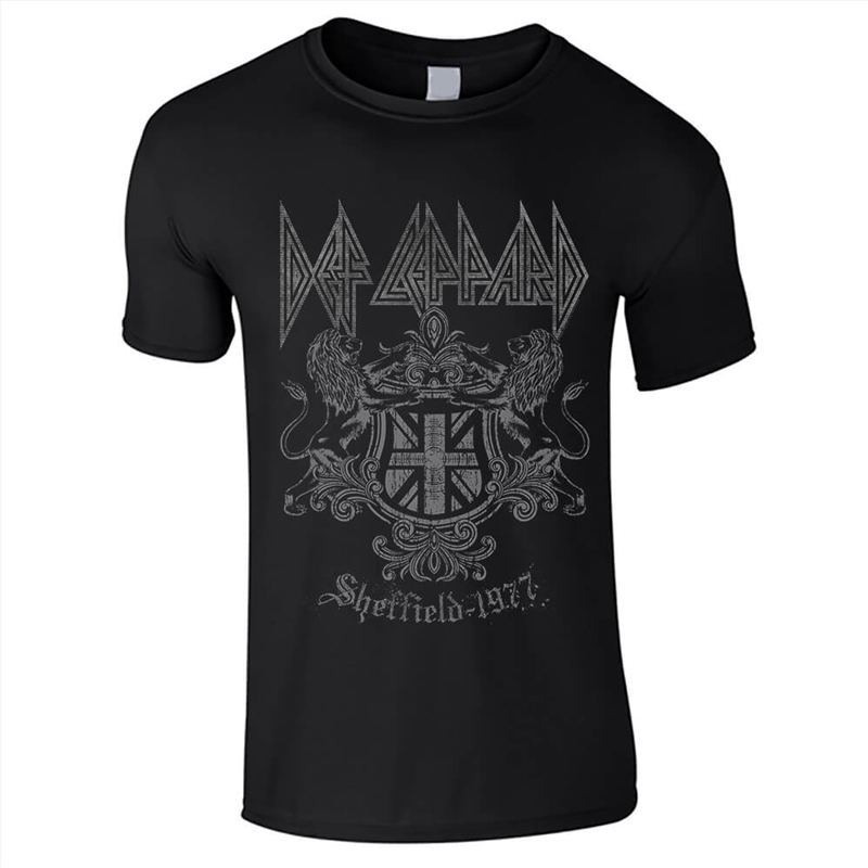 Def Leppard - Sheffield 1977 - Black - XXXL/Product Detail/Shirts