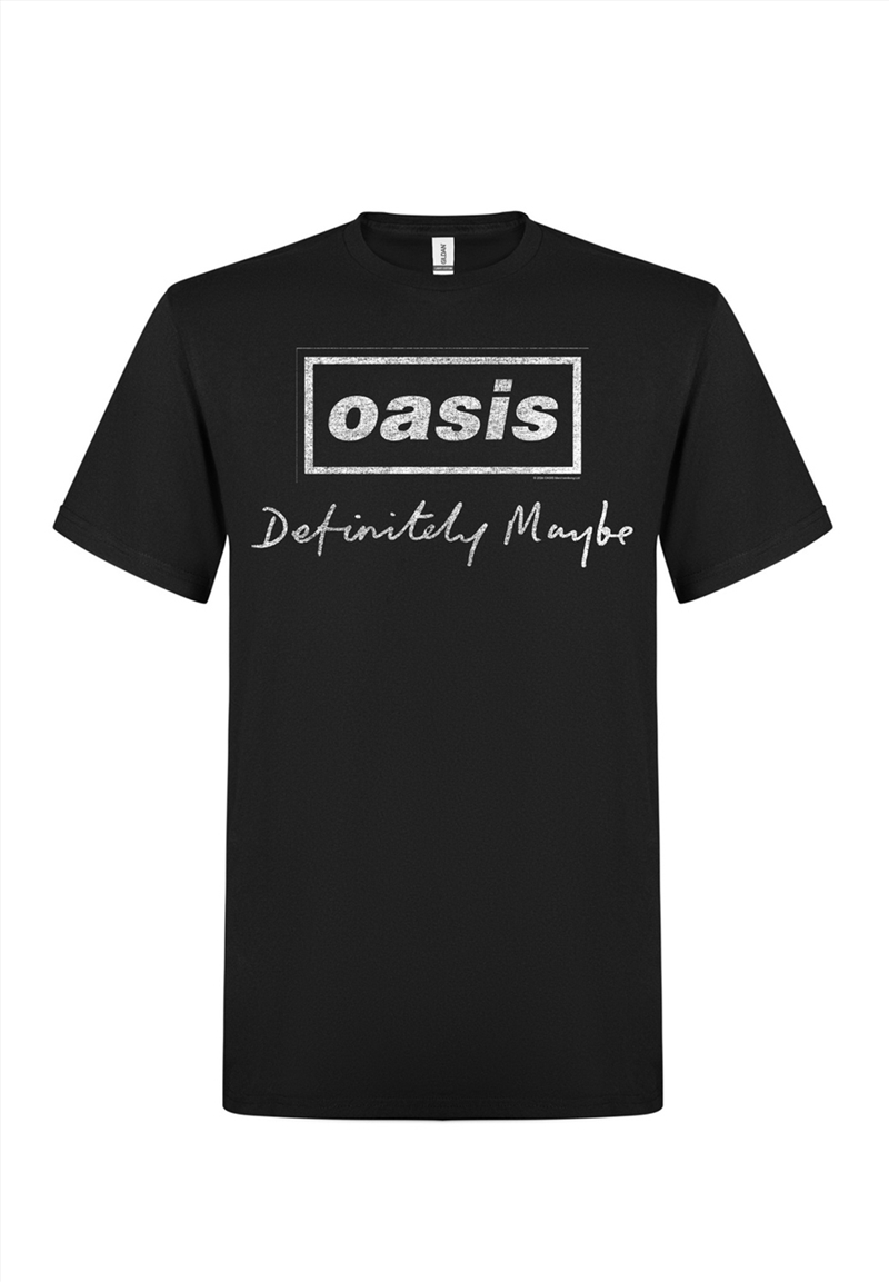 Oasis - Definitely Maybe Script - Black - Medium/Product Detail/Shirts