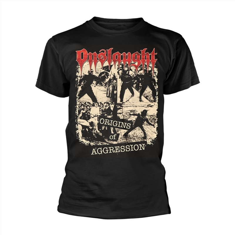 Onslaught - Origins Of Aggression - Black - Large/Product Detail/Shirts