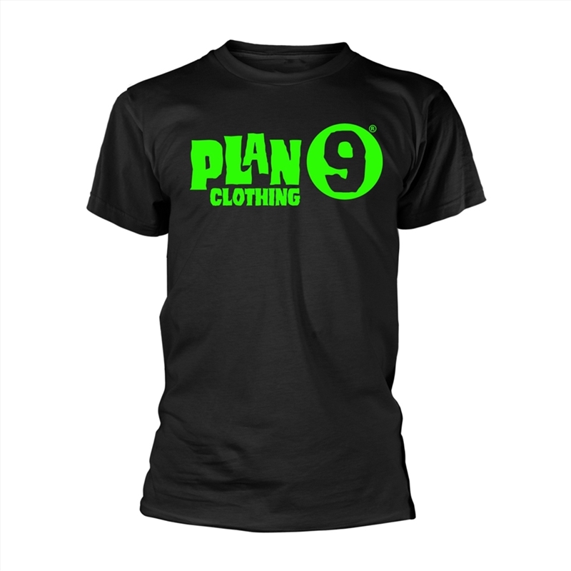 Plan9 - Logo Large - Black - Large/Product Detail/Shirts