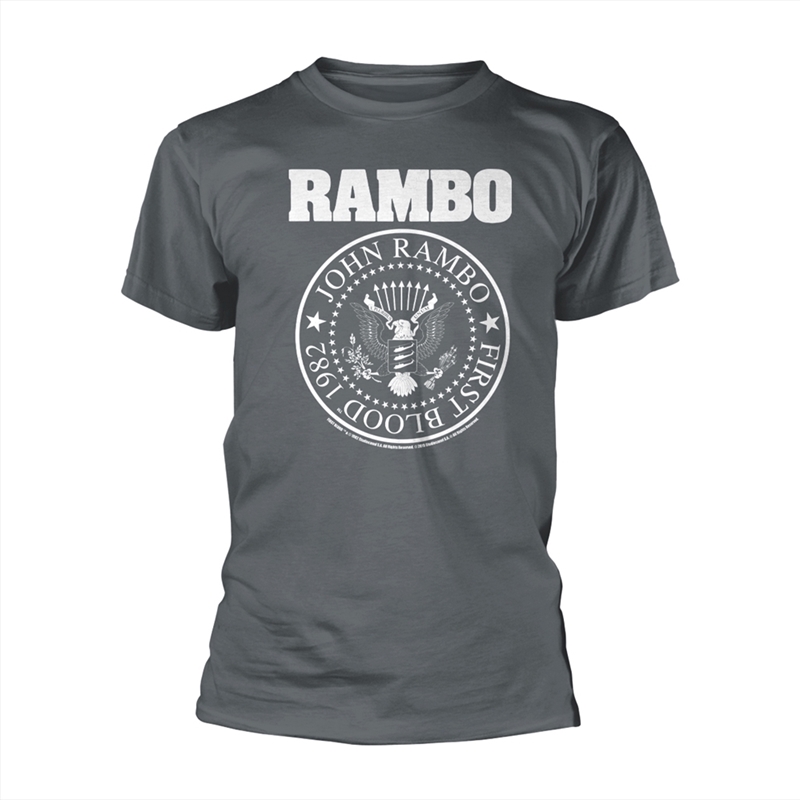Rambo - Logo - Grey - XXL/Product Detail/Shirts