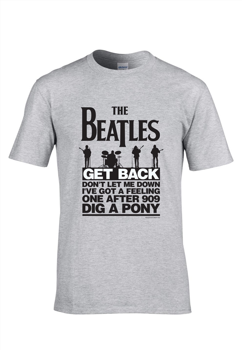 The Beatles - Get Back - Grey - XXL/Product Detail/Shirts