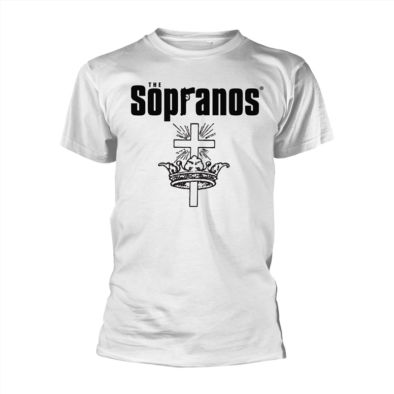 The Sopranos - Cross & Crown - White - Small/Product Detail/Shirts