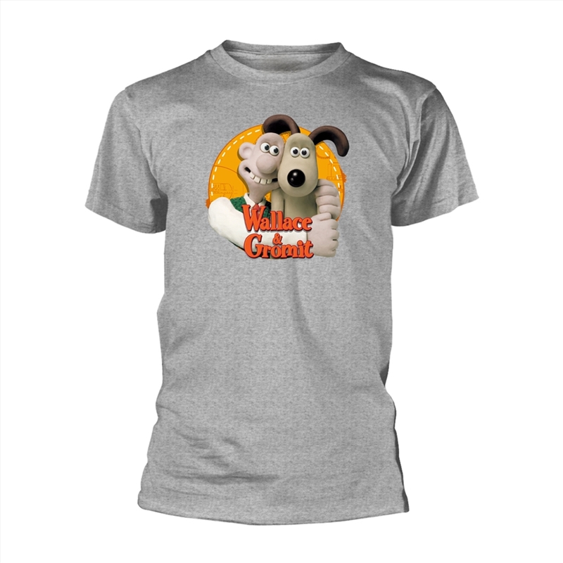 Wallace & Gromit - Hug Roundlaw - Grey - XL/Product Detail/Shirts