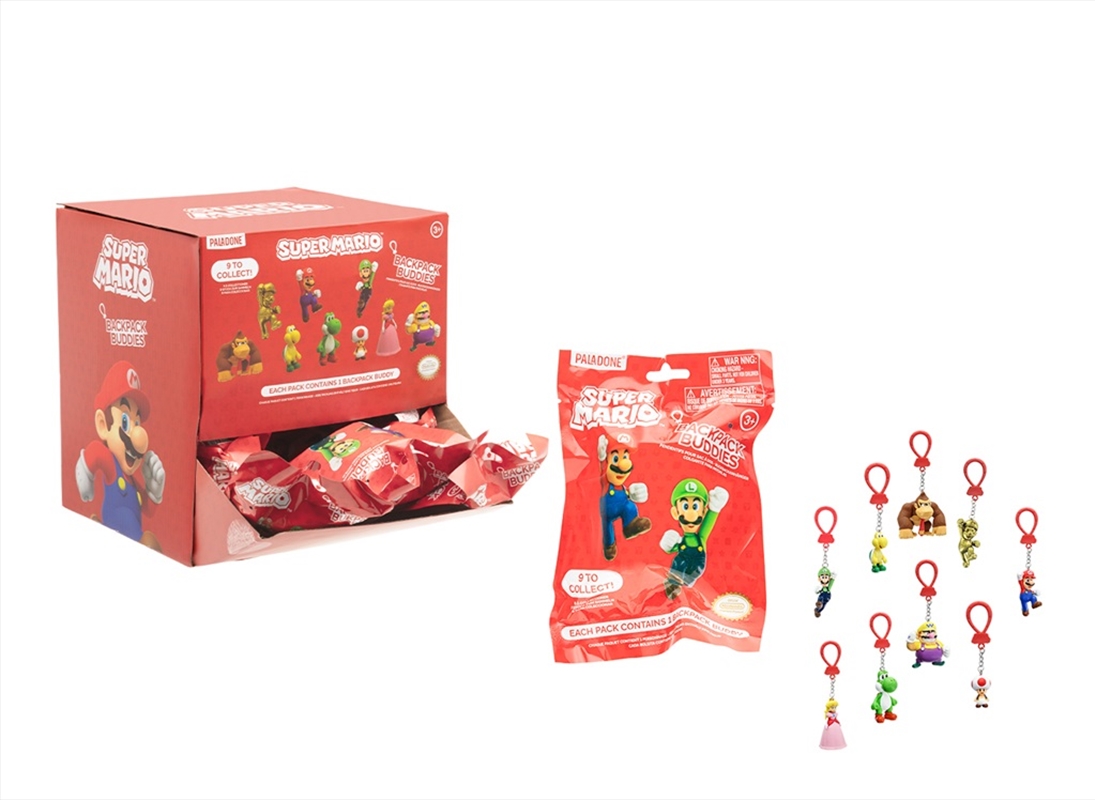 Super Mario Backpack Buddies/Product Detail/Keyrings