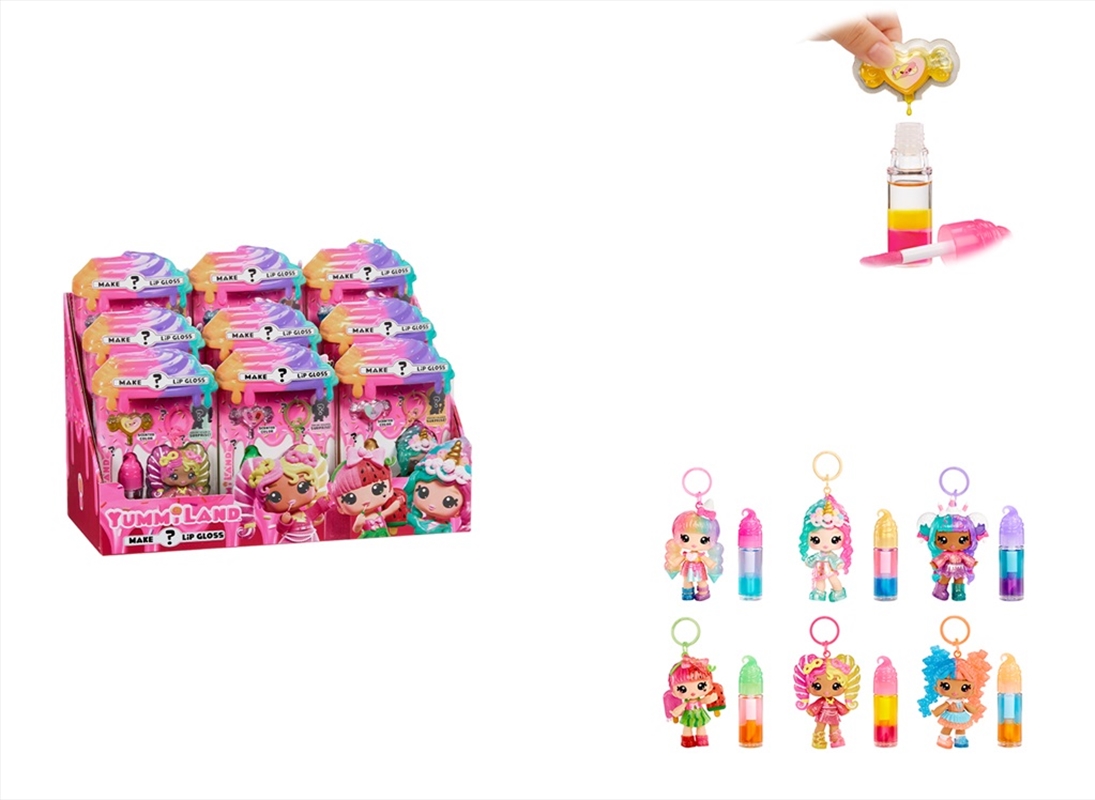 Yummiland Lip Gloss Doll - Mystery/Flavor Combo (SENT AT RANDOM)/Product Detail/Figurines