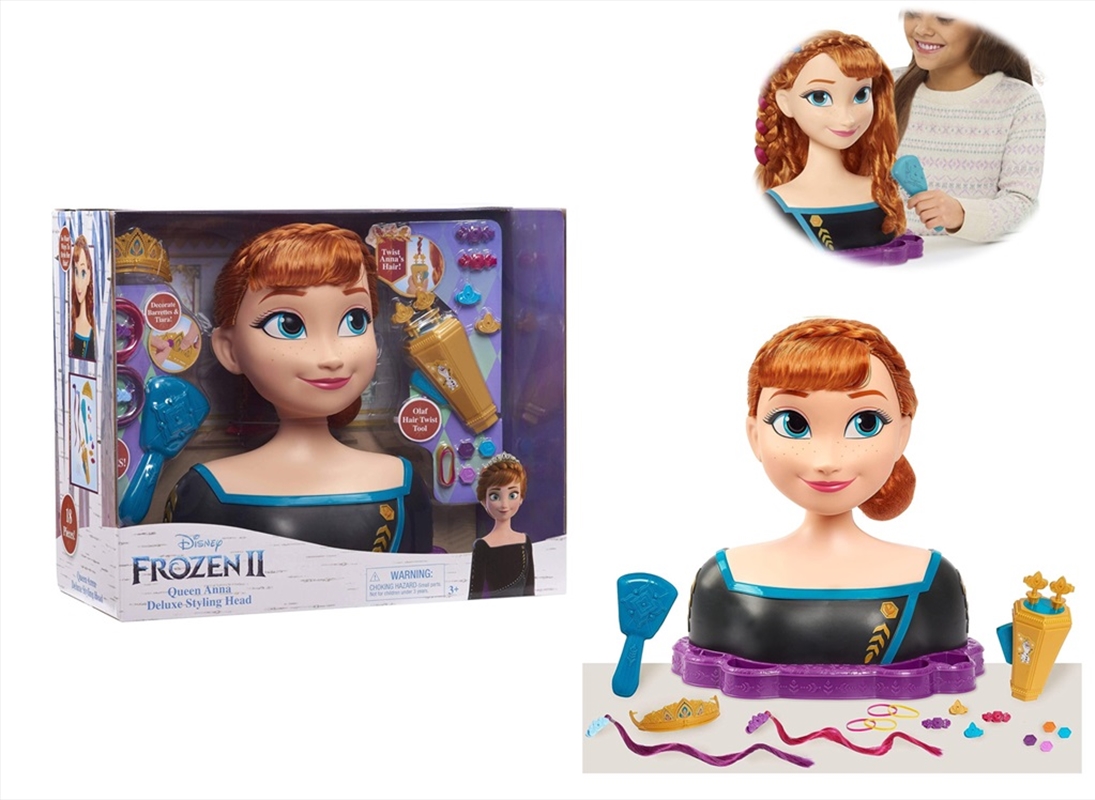 Disney Frozen 2 Queen Anna Deluxe Styling Head/Product Detail/Toys