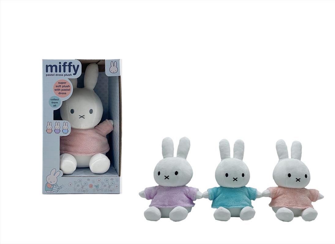 Miffy Pastel Dress 25cm Plush Window Box (SENT AT RANDOM)/Product Detail/Plush Toys
