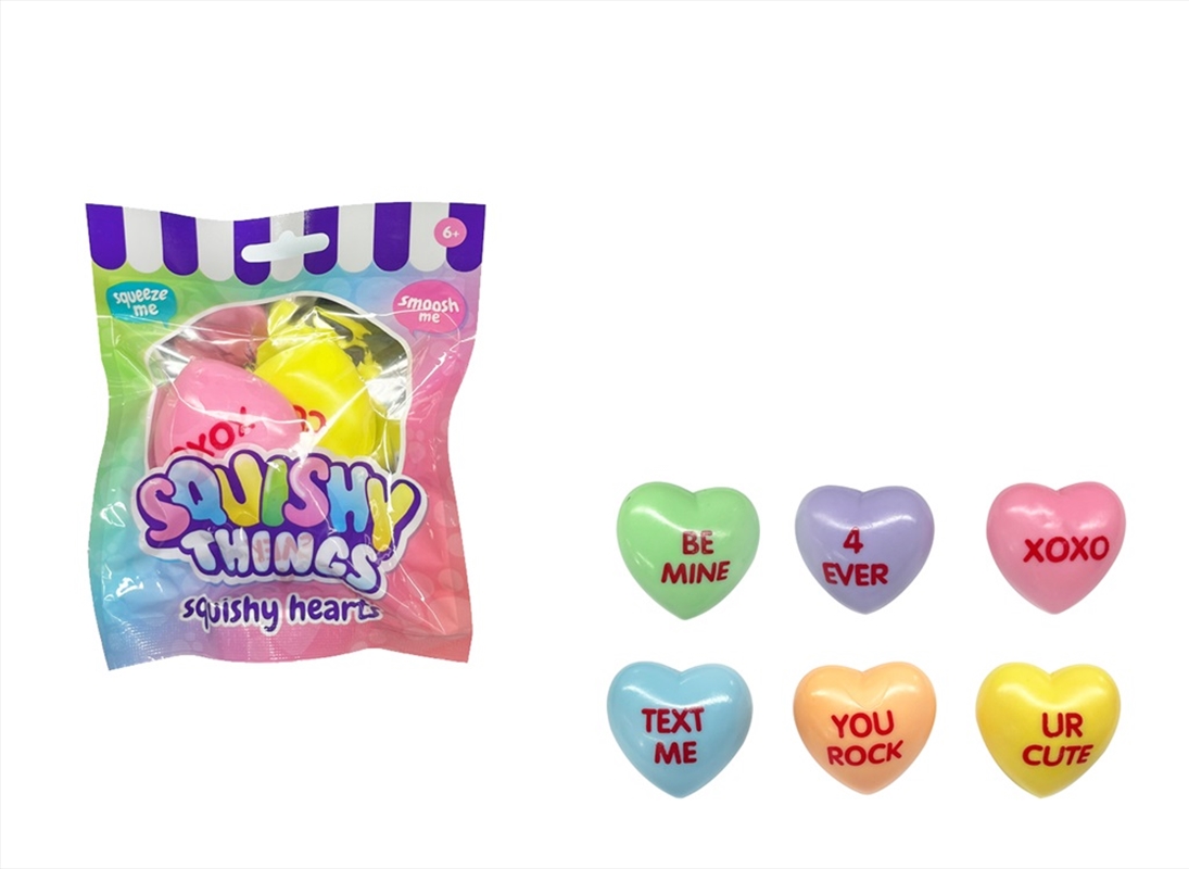 Sticky Squishy Heart 3pc/Product Detail/Toys