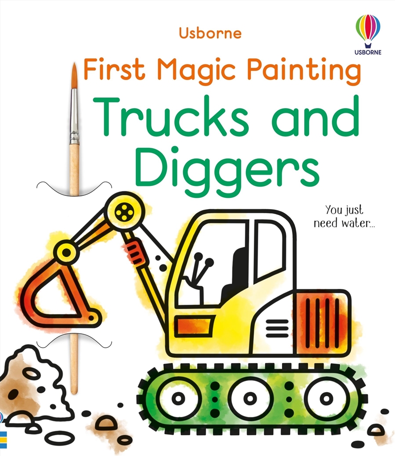 First Magic Painting Trucks and Diggers/Product Detail/Kids Activity Books