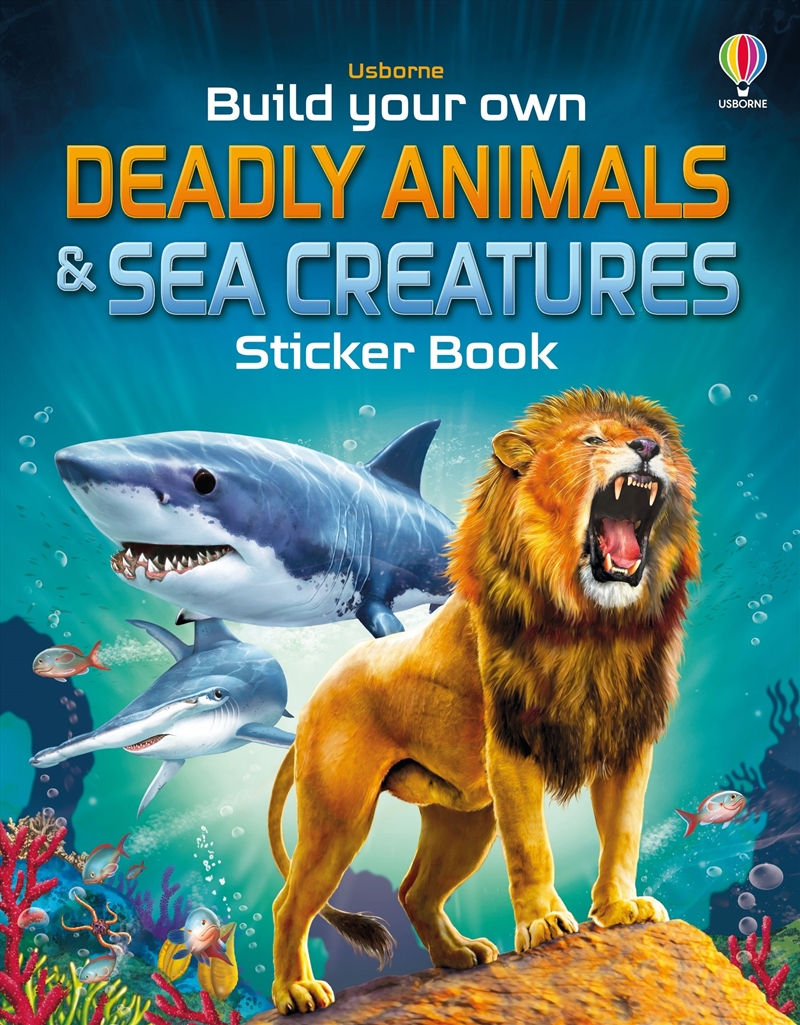 Build Your Own Deadly Animals and Sea Creatures Sticker Book/Product Detail/Kids Activity Books