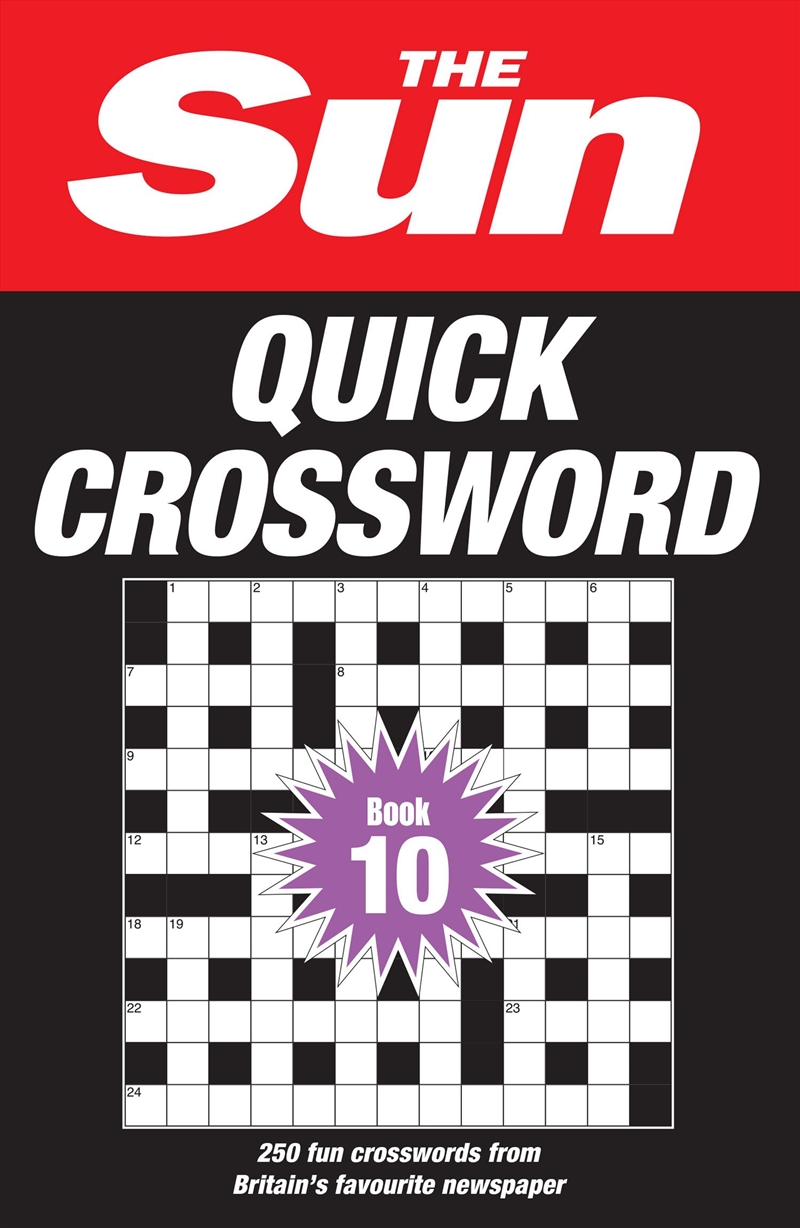 The Sun Quick Crossword Book 10/Product Detail/Adults Activity Books