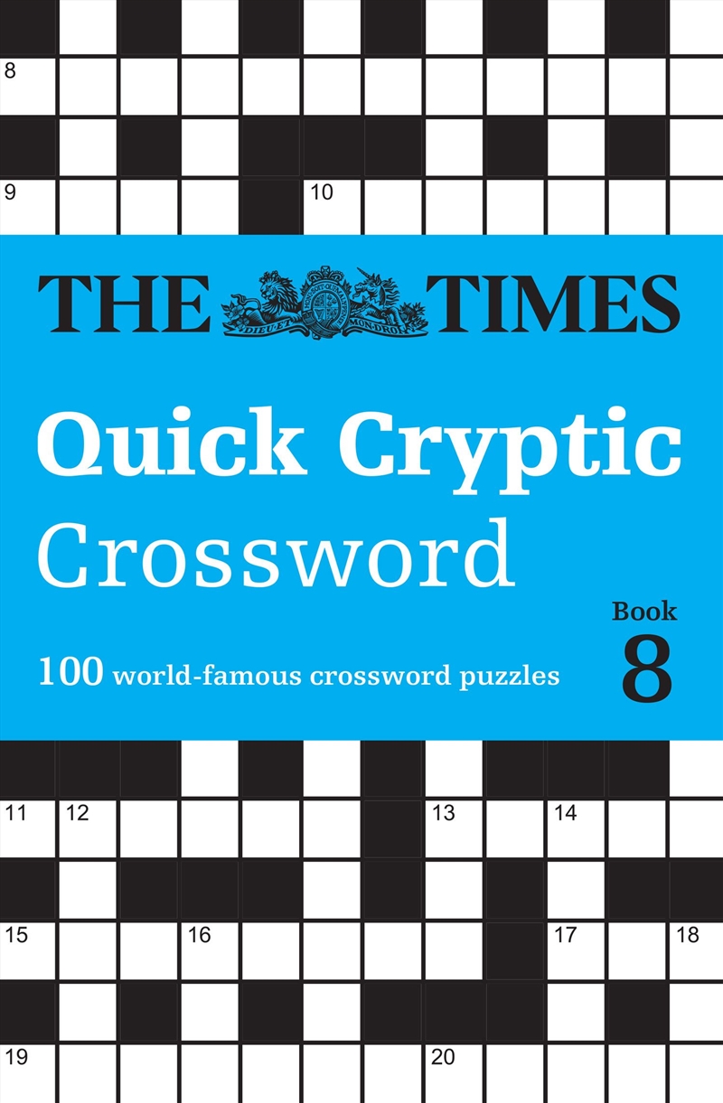 The Times Crosswords - The Times Quick Cryptic Crossword Book 8/Product Detail/Adults Activity Books